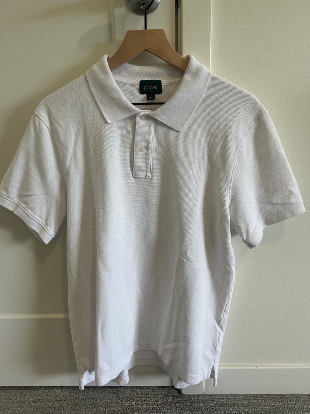 J. Crew white polo